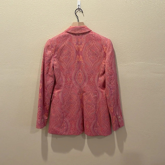 Carlisle Collection women's Paisley suit Pink size 2 - Picture 2 of 13